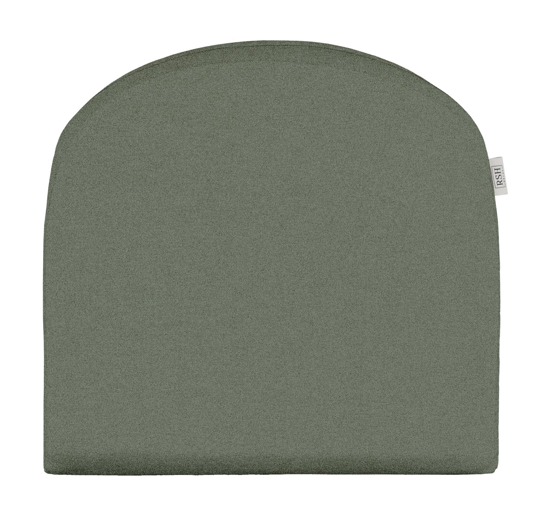 Sunbrella Cast Greens & Blues Foam U-Shaped Wicker Seat Cushion - Water-Resistant Outdoor Patio Furniture Cushion for Garden, Poolside & Deck