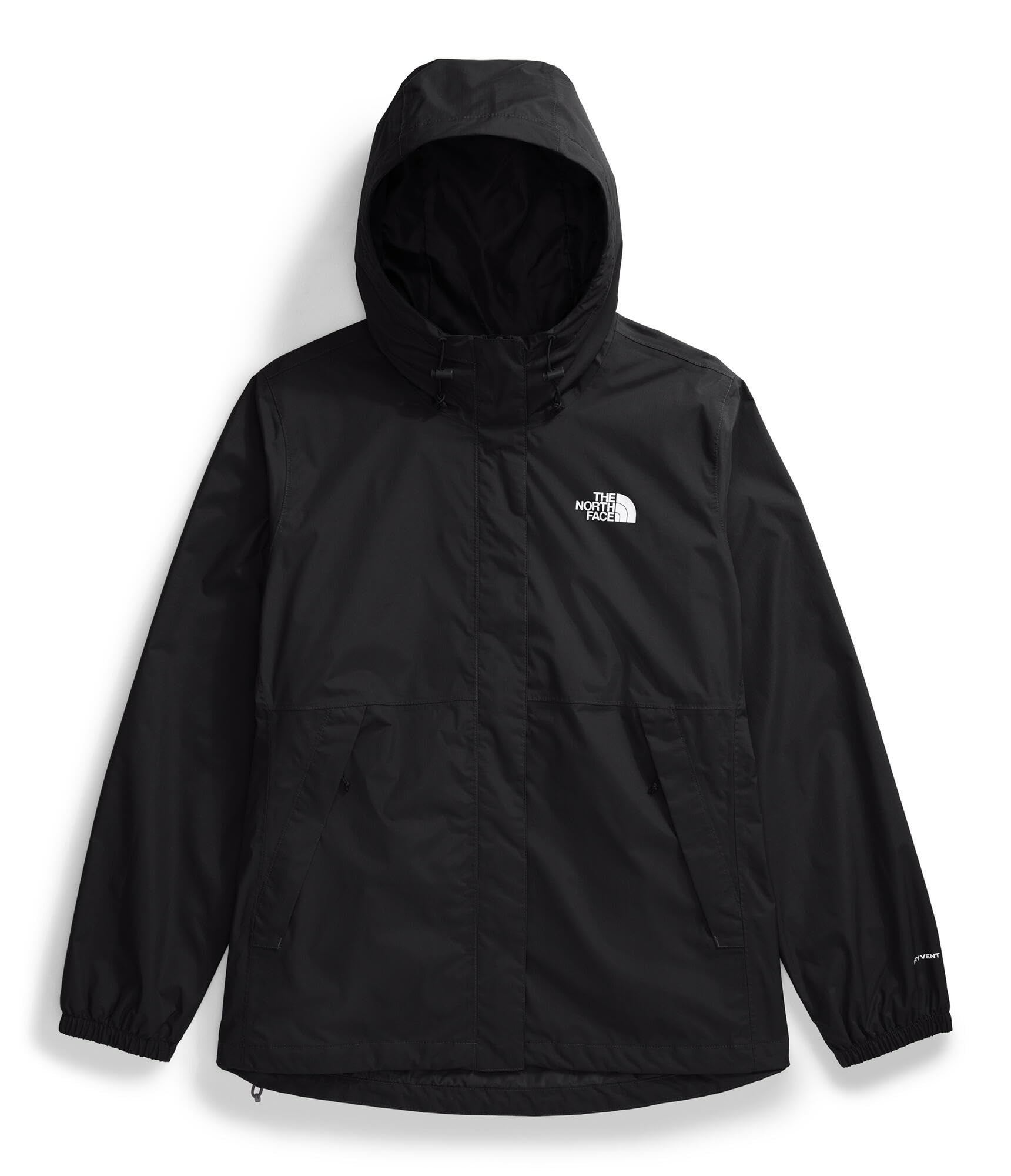 THE NORTH FACE Women's Waterproof Antora Jacket - TNF Black-NPF | Standard & Plus Sizes (3X) | Hiking, Camping & Outdoor Adventures