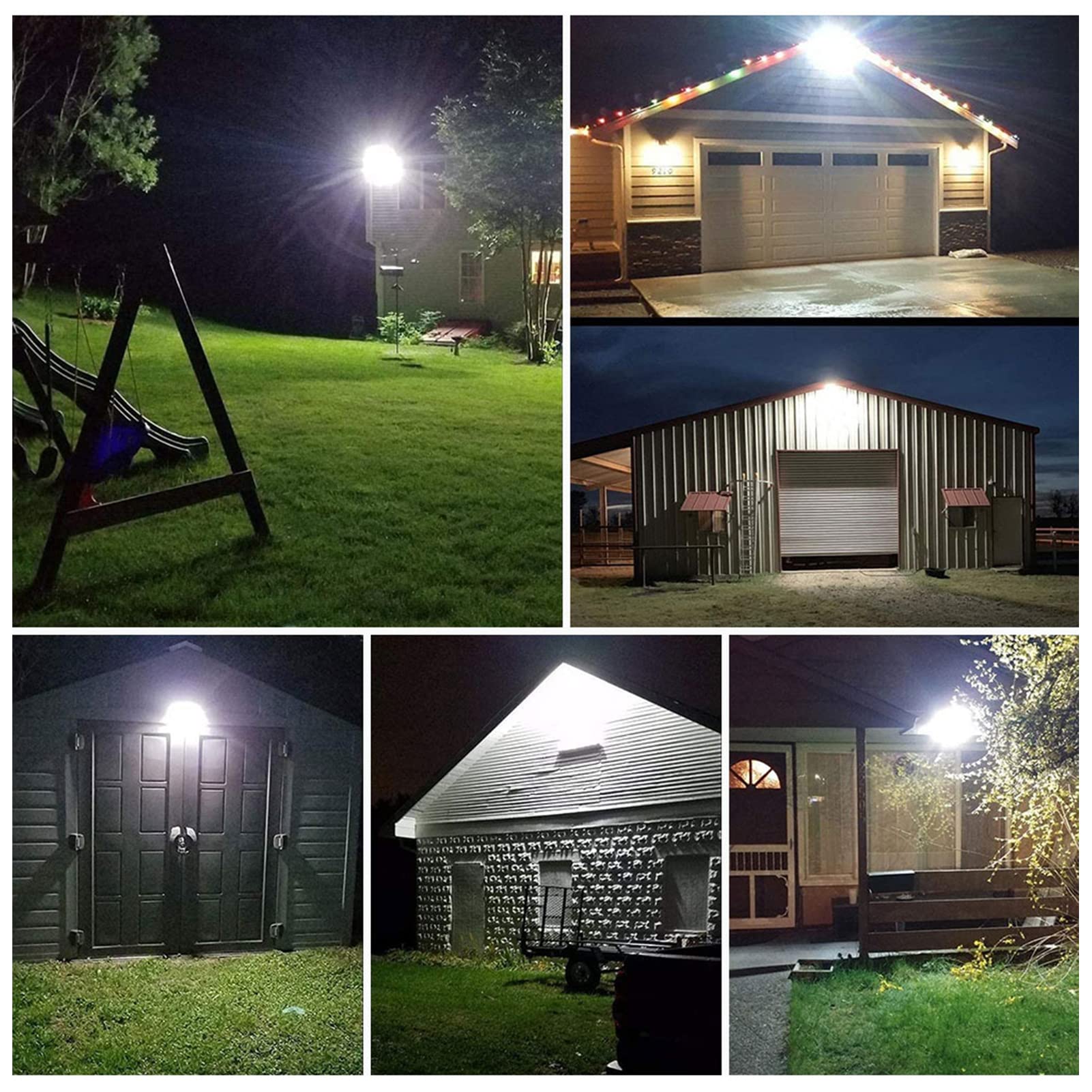 Hilitand 44 LED Solar Lights Outdoor Waterproof IP67 - Solar Powered Wall Lights for Garden, Patio, Yard, Deck - Energy Efficient Solar Street Lighting for Pathways, Driveways & Outdoor Security