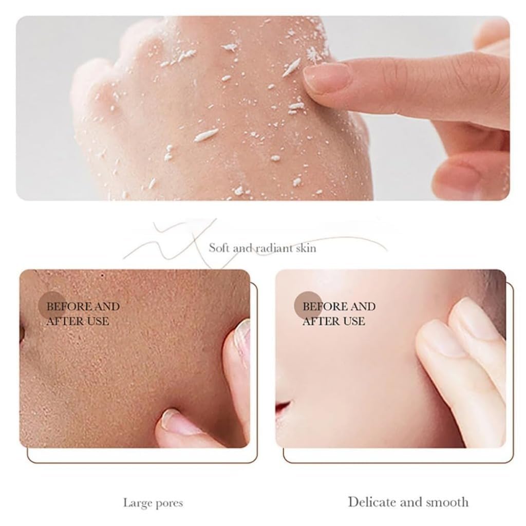 Rice Face Mask Wash Off - 4.9 oz Exfoliating & Hydrating Scrub for Men & Women | Natural Gentle Skincare for Smooth Hydrated Skin | Perfect for Daily Routine, Spa Night & Post-Workout Refresh