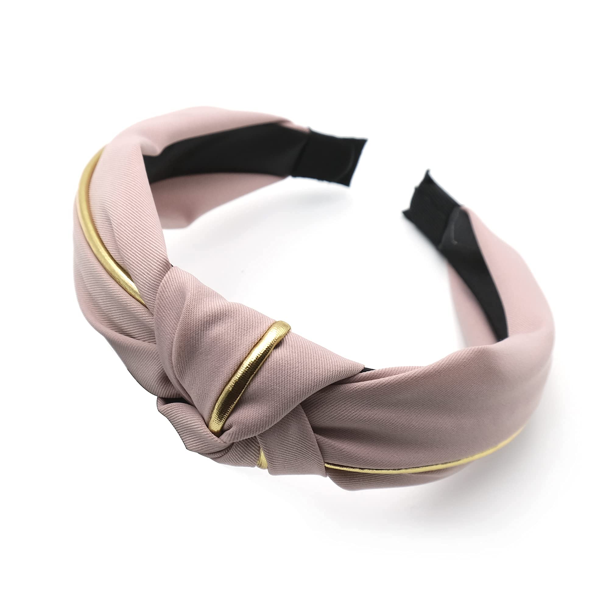 Women's Bow Knotted Headband - Yoga & Outdoor Hair Accessory (Pink)