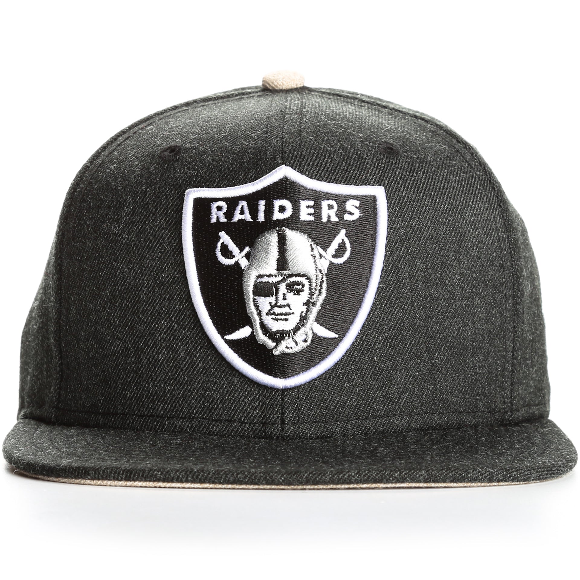 New Era 9Fifty Heather Hype Snapback Oakland Raiders Hat - Heather Charcoal Adjustable Baseball Cap for Men & Women - Perfect for Sports Fans, Game Day & Streetwear Fashion