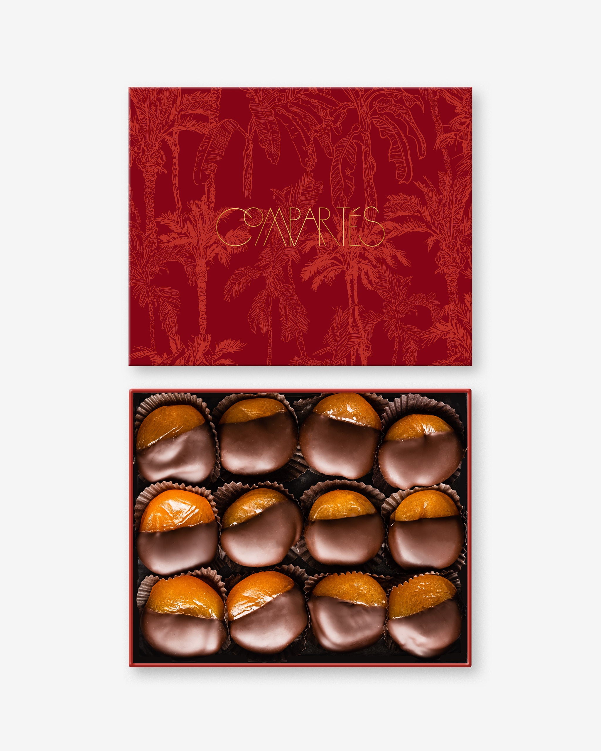 Premium Dark Chocolate Covered Dried Apricots - Gourmet Sweet & Tart Snack for Gifts, Parties & Healthy Desserts