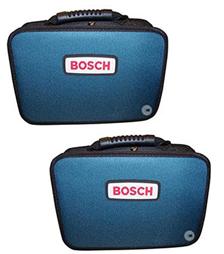 Bosch Soft Carrying Case (2 Pack) - Durable Tool Storage for Drills & Accessories - Perfect for Job Sites, Workshops & DIY Projects
