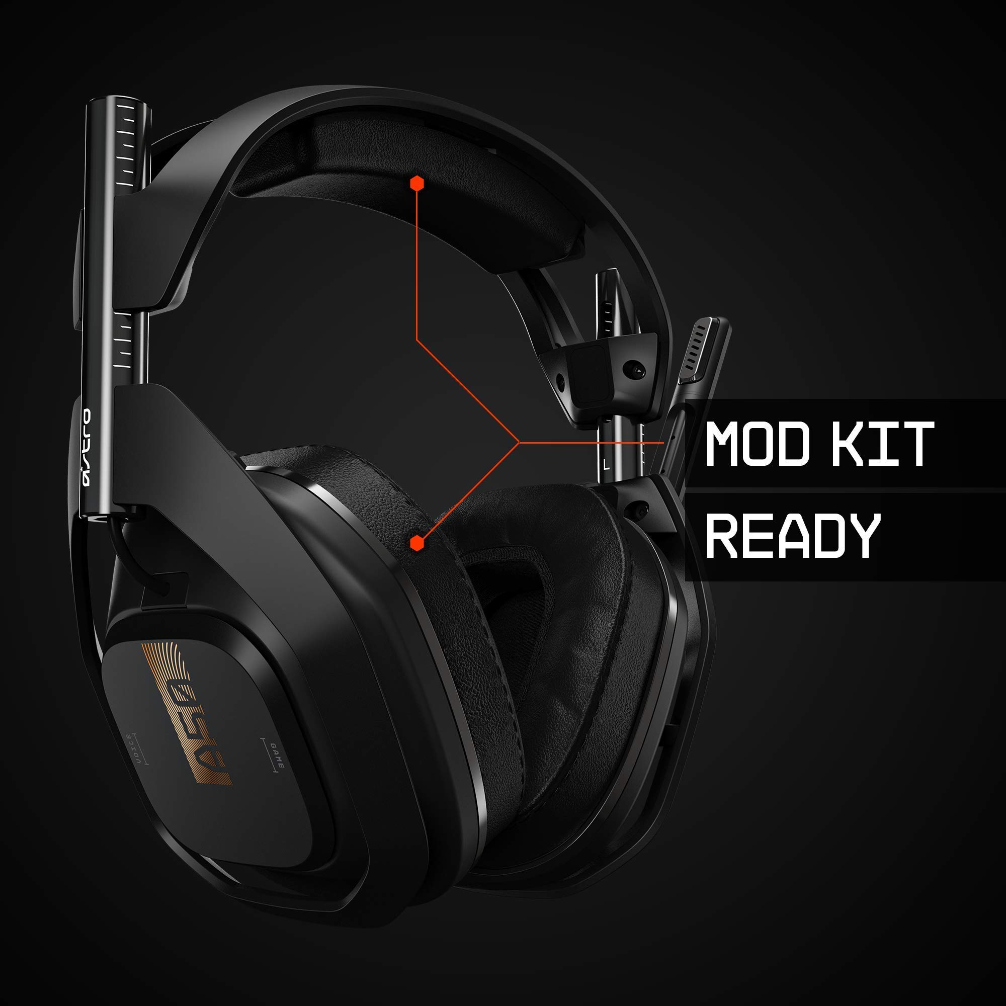 ASTRO Gaming A50 Wireless Gaming Headset with Base Station for Xbox One & PC - Black/Gold (Renewed) - Perfect for Competitive Gaming & Streaming