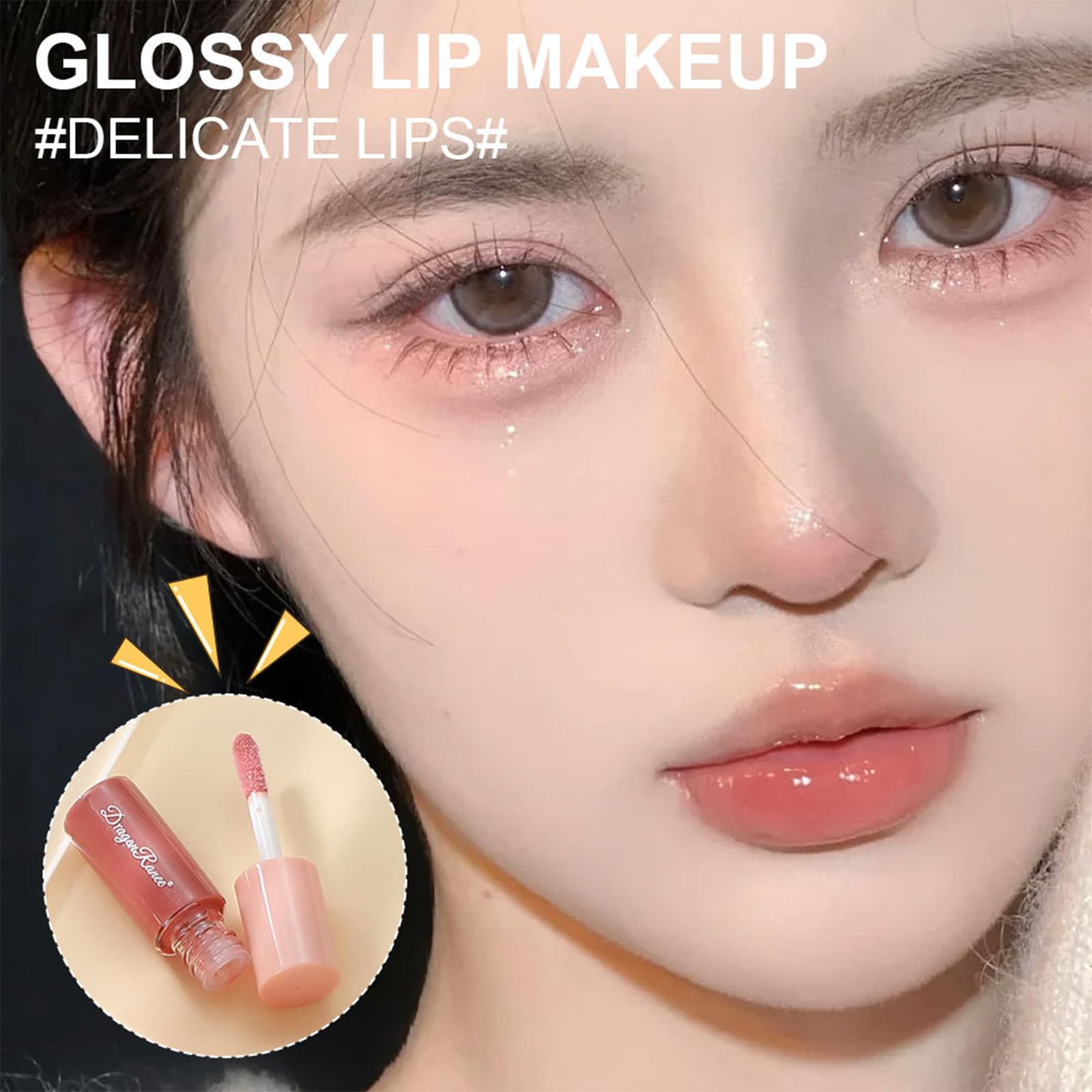 10 Colors Korean Velvet Watery Lip Tint Set - Mini Liquid Lipstick with High Pigment, Long-Lasting & Moisturizing Formula | Non-Stick Cup, Multi-Use Lip & Cheek Stain | Perfect for Everyday Wear, Date Night & Makeup Looks