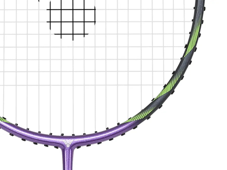 Victor AuraSpeed 10 Light Badminton Racket (Purple, Unstrung, ARS 10L J 6U) - Professional Grade for Competitive Play & Training