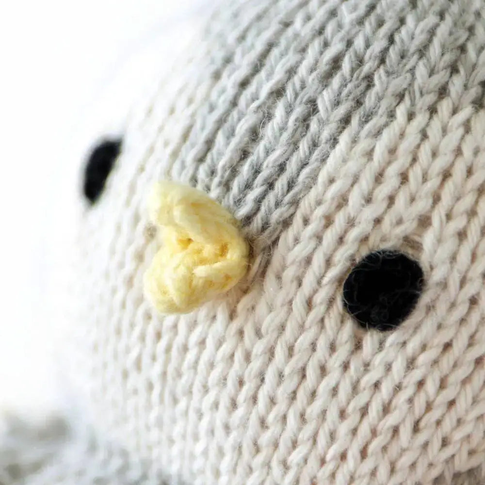 Cuddle + Kind Hand-Knit Baby Penguin Plush Toy - Soft & Huggable Stuffed Animal for Kids, Babies & Toddlers - Perfect for Cuddling, Gifts & Nursery Decor
