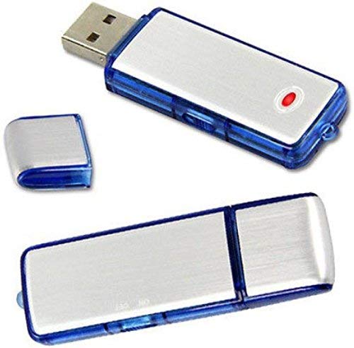 M S TECH 8GB USB Pen Drive Voice Recorder - 120 Hours Clear Audio Storage, Hidden Spy Device for Meetings, Lectures & Interviews | Portable Mono Recording Device for Business & Education