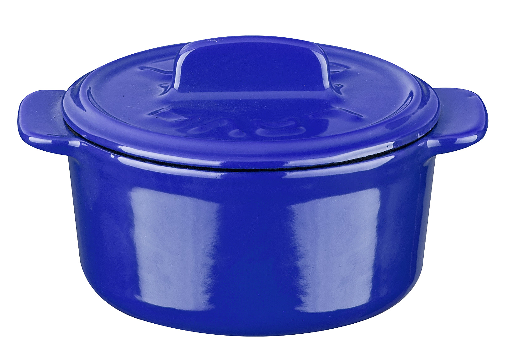 Mini Casserole Cocotte 9cm / 3.54 Inch - 0.30L / 10oz Small Cast Iron Dutch Oven - Perfect for Baking, Serving Individual Desserts & Side Dishes