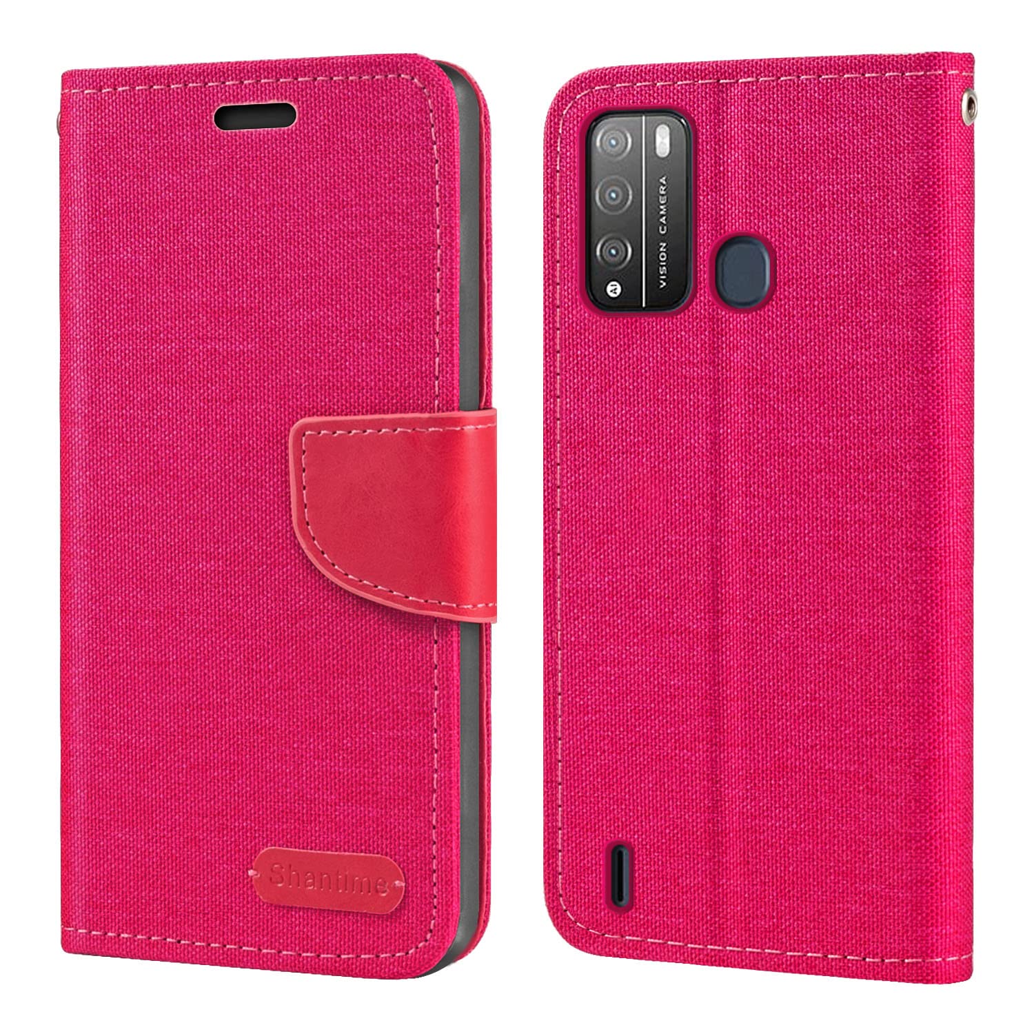 Premium Leather Wallet Case for Tecno Pop 5X (6.52