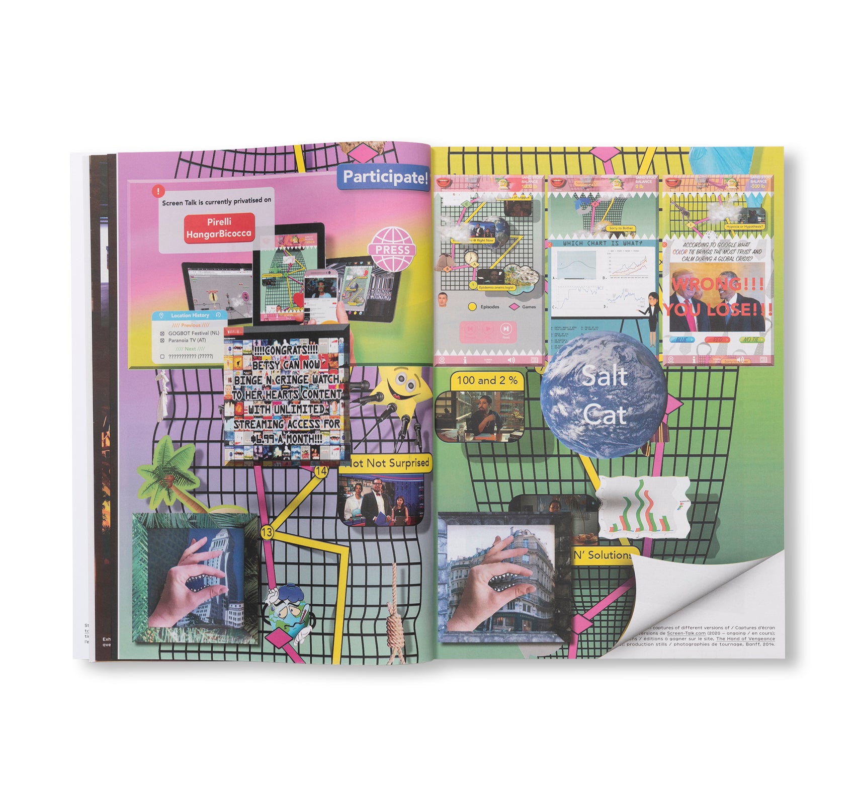 PEOPLE LOVE WAR DATA & TRAVELS by Neïl Beloufa - Contemporary Art Book for Collectors, Perfect for Home Decor & Art Enthusiasts