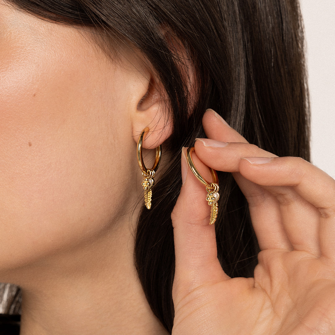 Cole Hoops Earrings for Women - Trendy Gold & Silver Hoop Earrings for Everyday Wear | Perfect for Casual, Office & Party Outfits