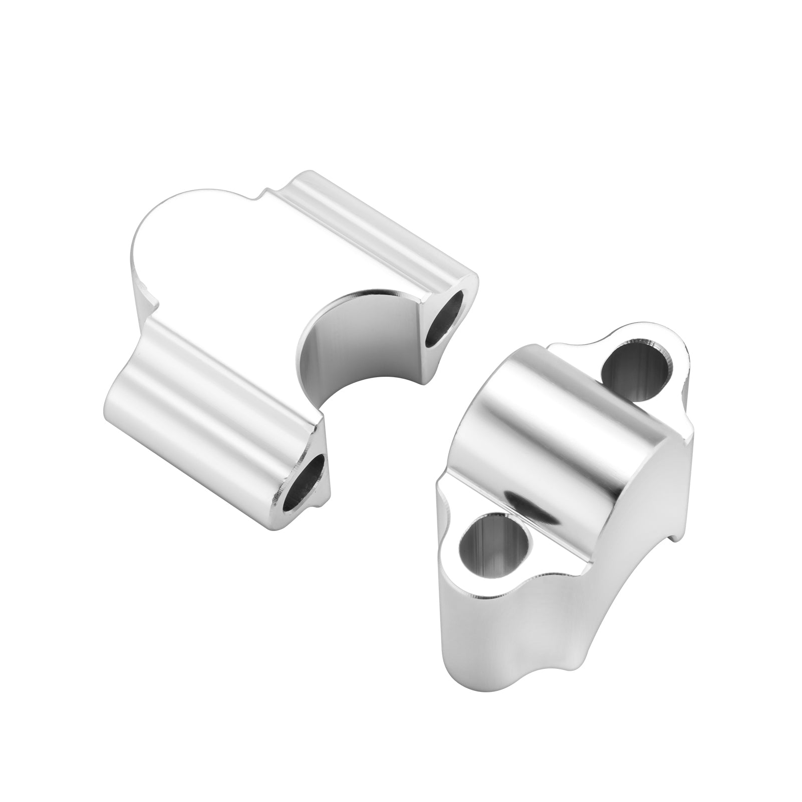 Yamaha ATV Dirt Bike 7/8'' Handlebar Risers - 30mm Motorcycle Bar Mount Clamp for Off-Road & Trail Riding Accessories