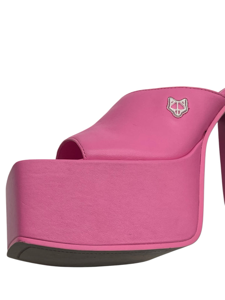 Naked Wolfe Hot Pink Jenna Platform Boots Women's US Size 10 (EU 40) - Stylish & Comfortable for Parties, Night Out & Fashion Events