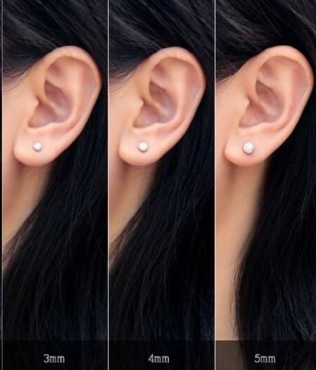Solid Sterling Silver Ball Stud Earrings for Women & Kids - Petite Minimalist Dot Earrings - Hypoallergenic USA Made - Perfect for Everyday Wear, Gifts & Special Occasions