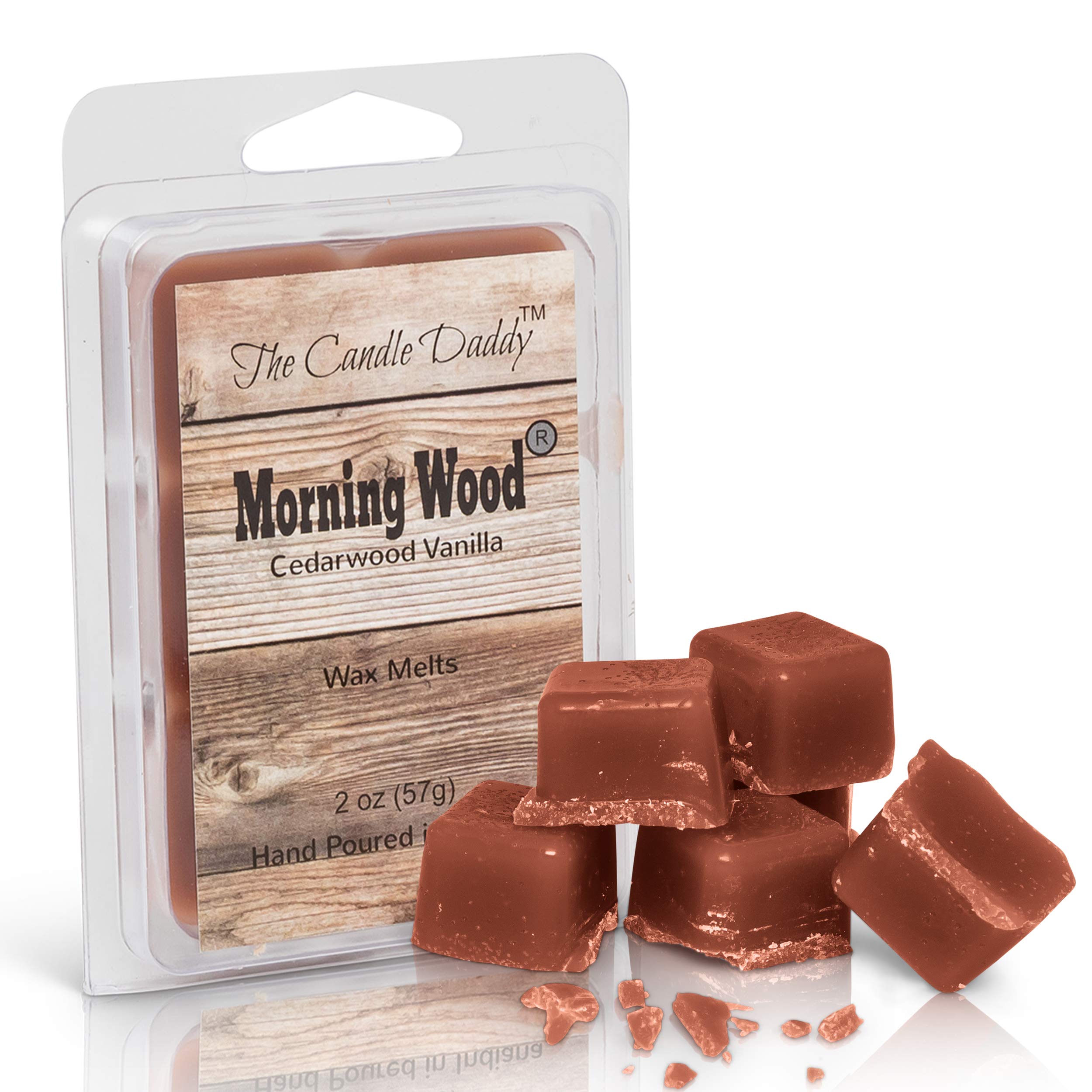 Premium Cedarwood Vanilla Scented Candles & Wax Melts Set - 2 x 6 oz Soy Candles + 3 x 2 oz Wax Melts - Aromatherapy for Relaxation, Home Decor & Romantic Ambiance