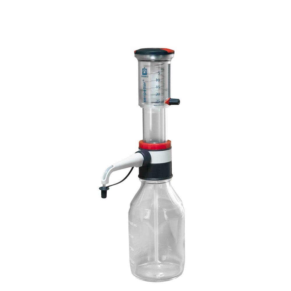 Brandtech Seripettor Bottle Top Dispenser 2.5-25mL (4720150) - Precision Liquid Dispenser for Laboratories, Science Experiments & Chemical Handling