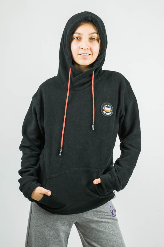 Ocn Kids Baltic Black Hoodie - Soft & Comfortable Pullover for Boys & Girls - Perfect for School, Playdates & Outdoor Activities