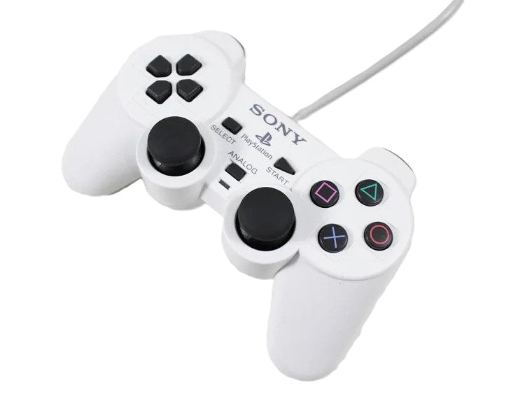 Original PlayStation 2 DualShock 2 Wireless Controller - White | Compatible with PS2 Consoles | Perfect for Retro Gaming & Classic Game Nights