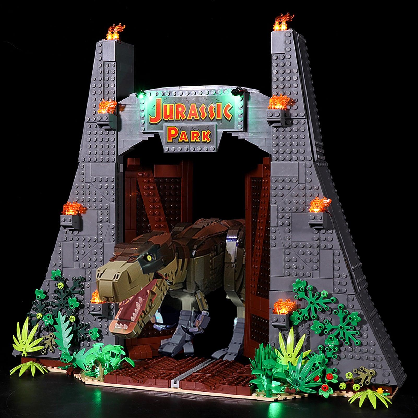 LEGO Jurassic World T. rex Rampage 75936 Light Kit - Dinosaur Building Set LED Lighting for Display & Night Scenes