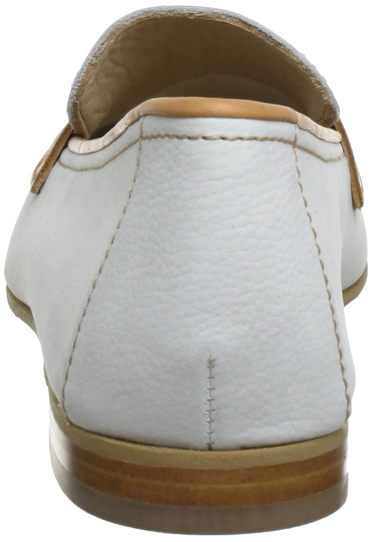 Accatino Women's 840488 White Moccasin Shoes - Comfortable Slip-On Loafers for Women Size 5 | Perfect for Casual Wear, Office & Travel