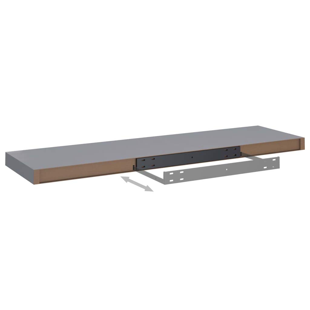 Modern Floating Wall Shelf Set of 2 - 35.4