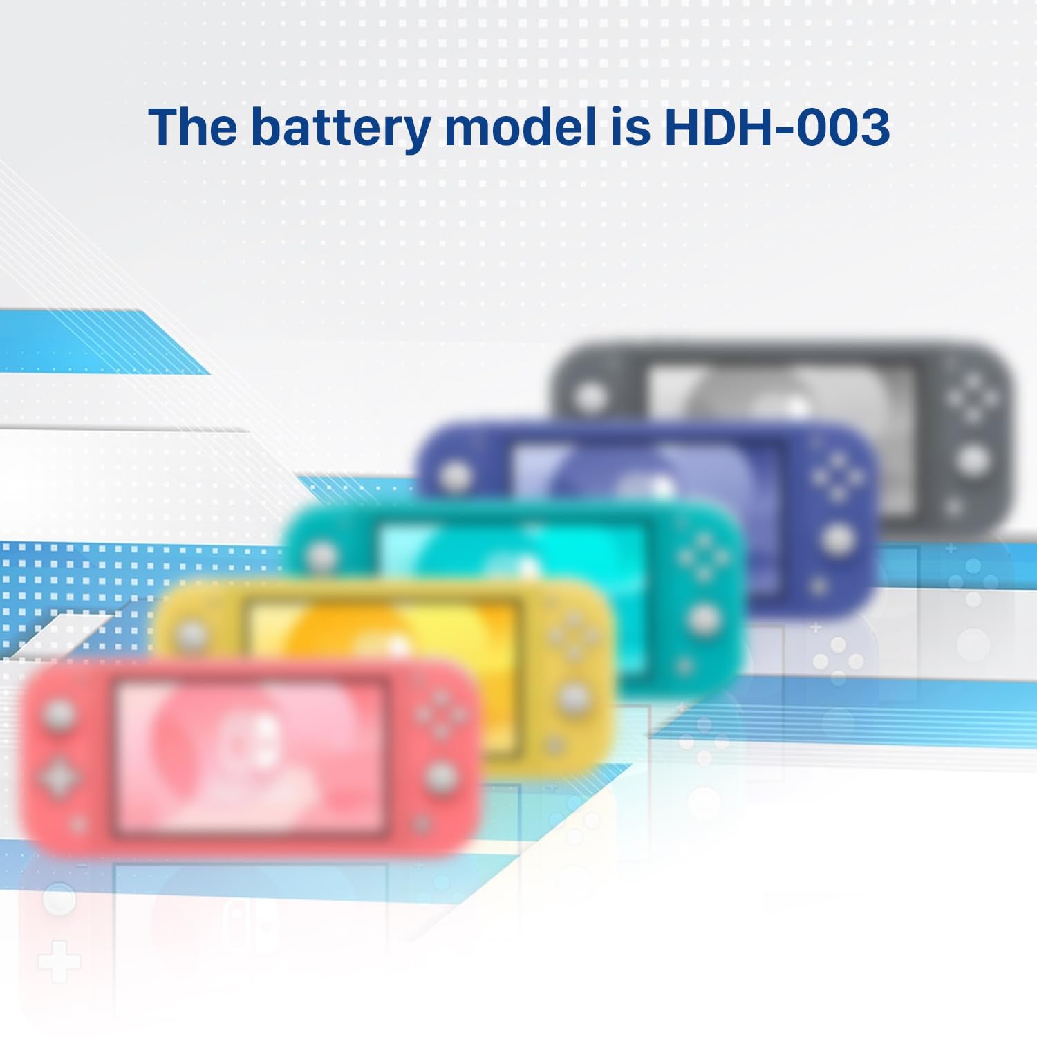 2024 Upgraded 4680mAh 0 Cycle Replacement Battery for Nintendo Switch Lite (HDH-001/HDH-003) with Professional Tool Kit - Perfect for Gaming On-The-Go & Extended Play Sessions