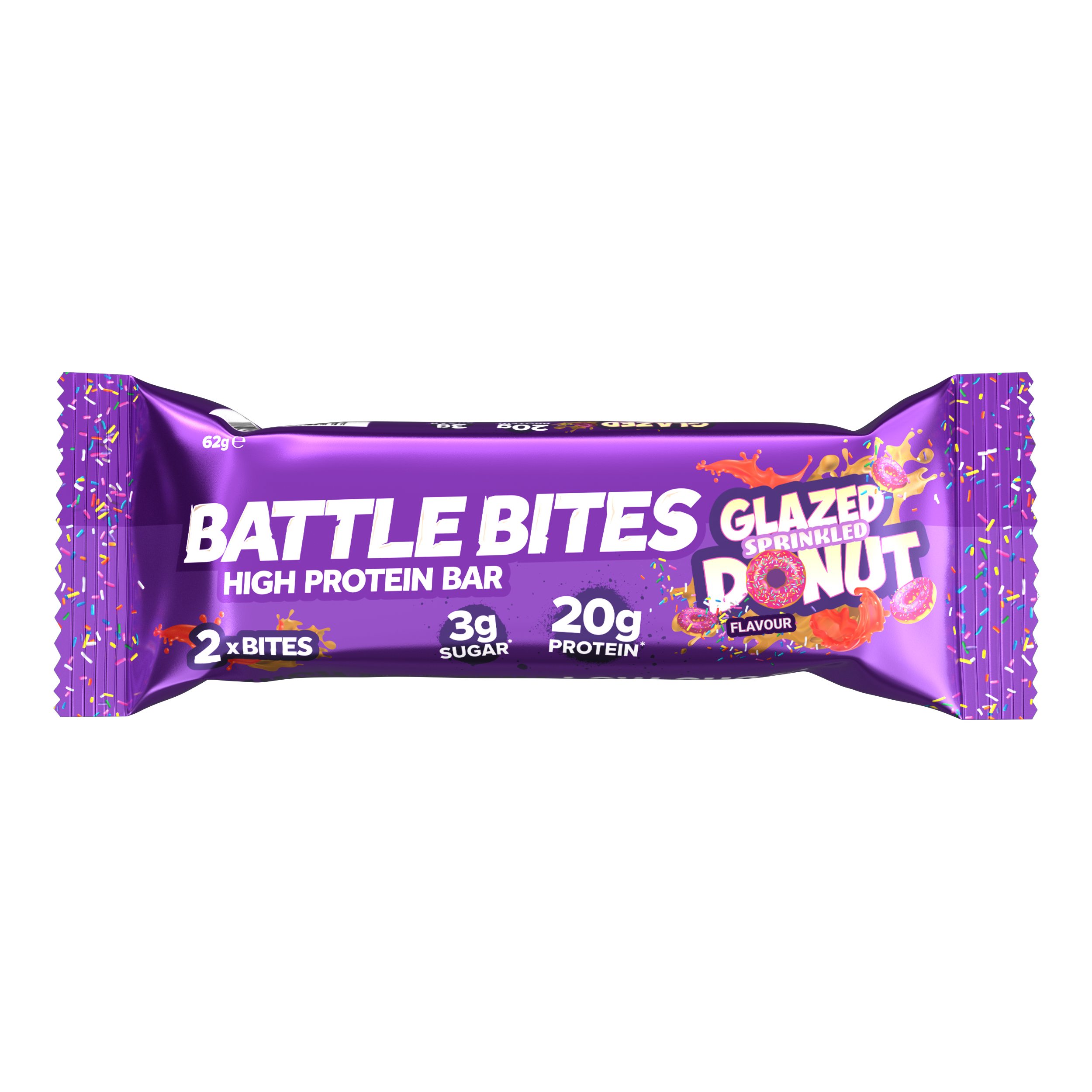 Battle Bites Protein Bars - High Protein Low Sugar Snack Bars (12 Pack, 62g Each) - Variety Pack All Flavors - Perfect for Gym, Hiking & On-the-Go Energy Boost