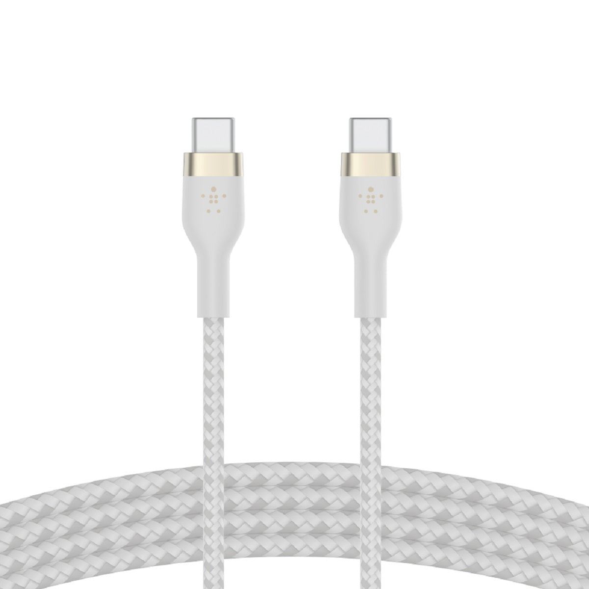 Belkin BOOST↑CHARGE™ PRO Flex USB-C to USB-C Cable (3.3ft/1m) - Fast Charging & Data Sync for iPhone 15, iPad Pro, MacBook, Samsung Galaxy - Durable Nylon Braided for Home, Office & Travel