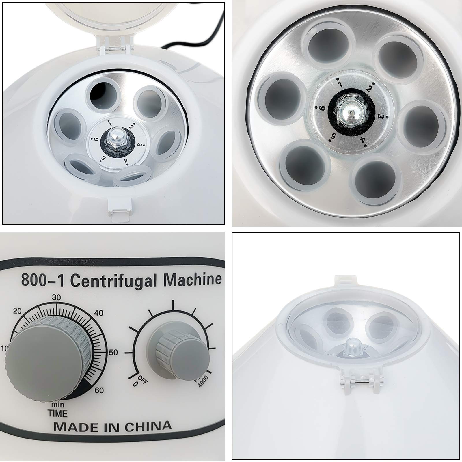 High-Speed Desktop Electric Centrifuge Machine for Laboratory Use - Perfect for DNA/RNA Extraction, Blood Sample Separation & Scientific Research