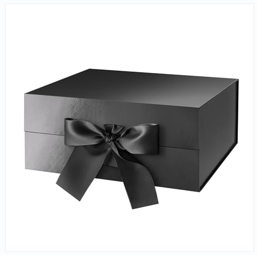 Black-Ribbon-9x6.5x3.8 Inches-Pack of 1