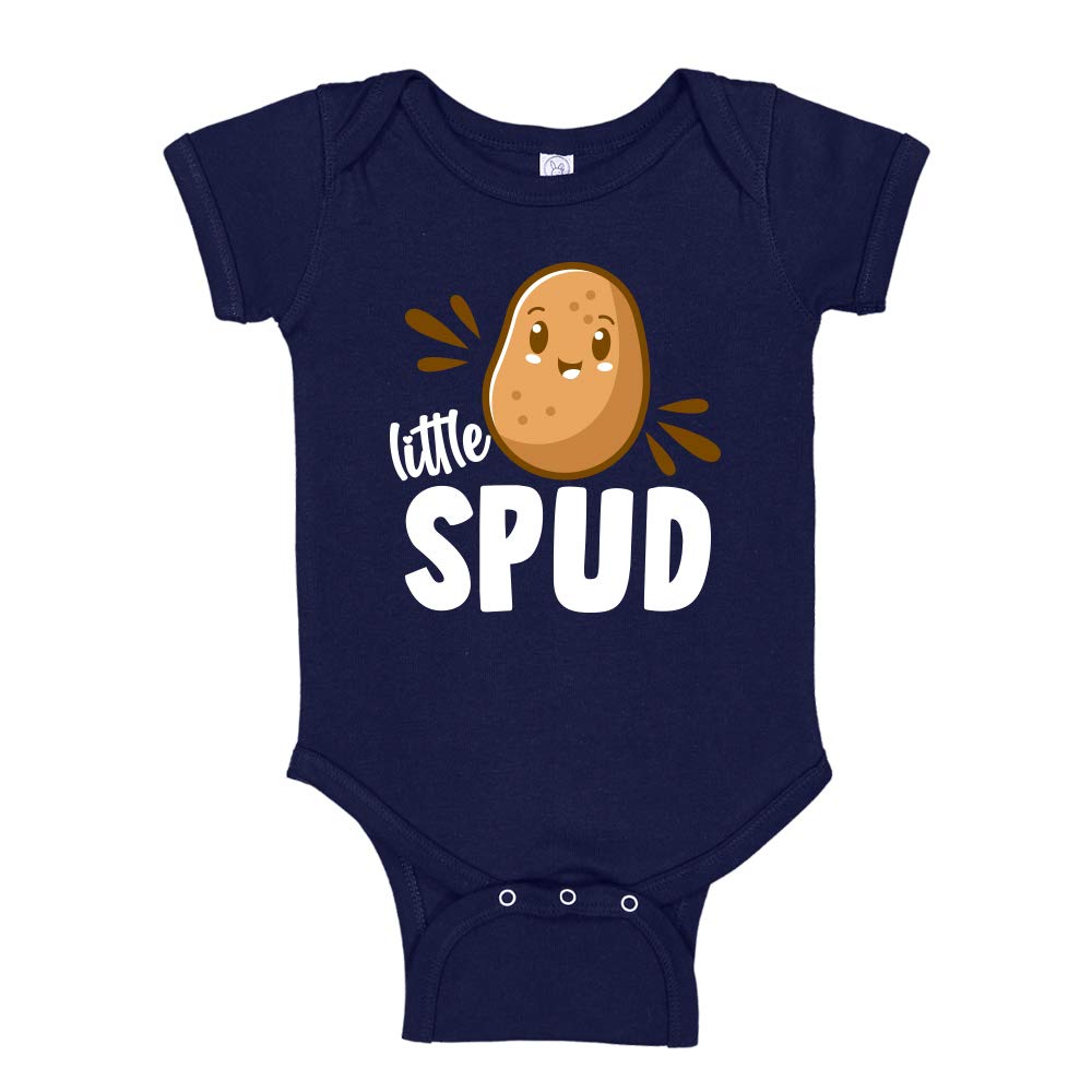 Little Spud Potato Baby Bodysuit & Toddler T-Shirt - Cute Potato-Themed Outfit for Boys & Girls - Perfect for Family Matching, Photo Shoots & Lazy Day Comfort