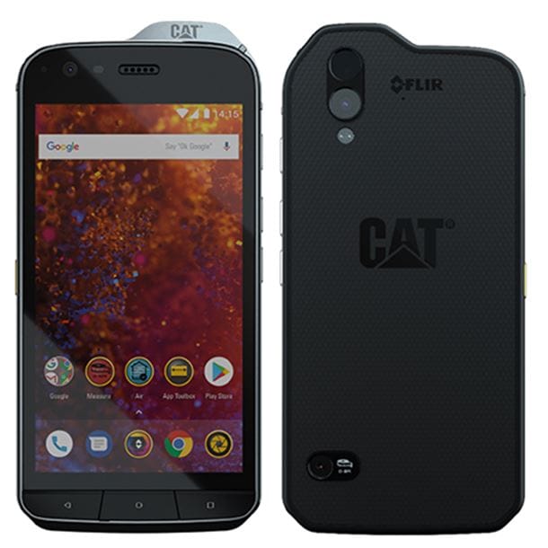 Cat S61 4G Smartphone - 4GB RAM, 64GB Storage, Dual SIM (EU/ROW) - Black - Rugged Waterproof Phone for Outdoor Adventures & Construction Work