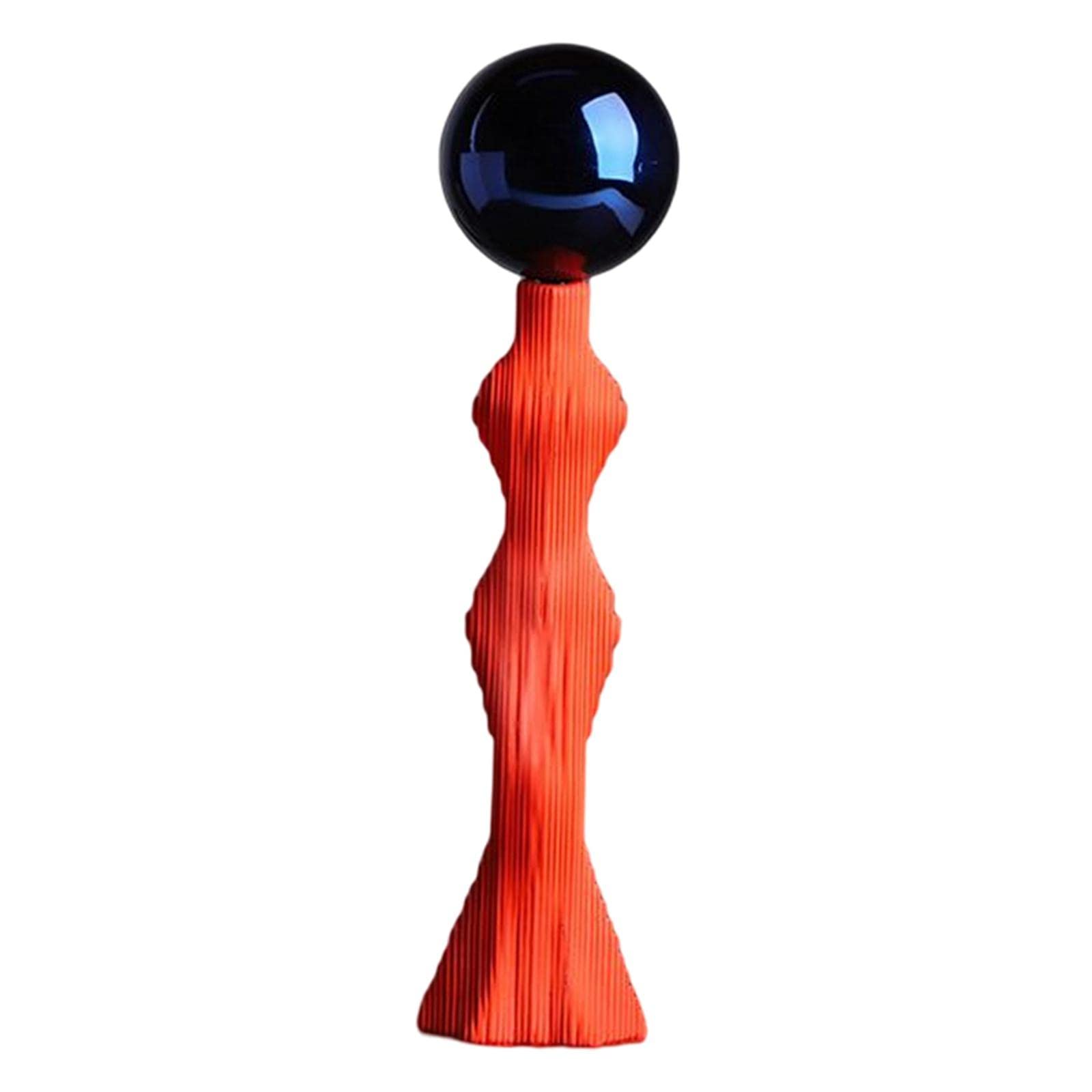 Colcolo Elegant Orange Sculpture Statue - Handcrafted Desk & Bookshelf Decor for Living Room, TV Stand, Hotel | Perfect Home & Office Decoration Gift