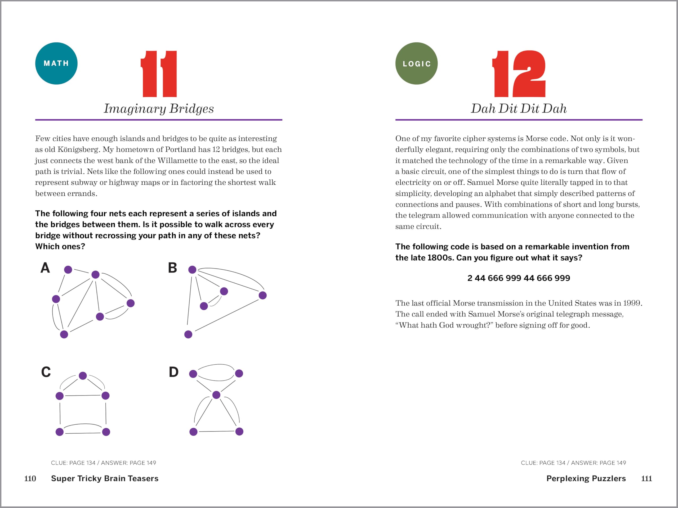 Super Tricky Brain Teasers: 120 Challenging Riddles, Math Puzzles & Logic Games for Adults & Teens - Perfect for Family Game Nights, Road Trips & Classroom Activities