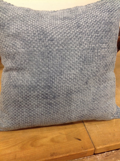 Premium 16-Inch Blue Woven Pillow - Soft & Supportive for Sofa, Bed, and Home Decor