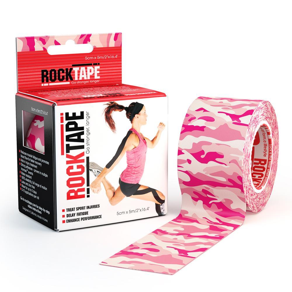 RockTape Kinesiology Tape - 5cm x 5m Roll for Pain Relief & Muscle Support - Ideal for Athletes, Runners & Physical Therapy