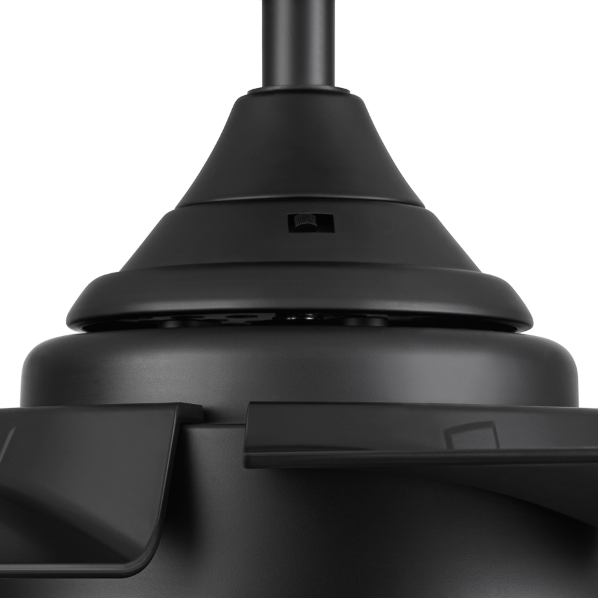 52 Inch Honeywell Byard Matte Black Smart LED Ceiling Fan with Remote Control - Dimmable Light, Color Changing, Energy Efficient - Perfect for Living Room, Bedroom, and Home Office