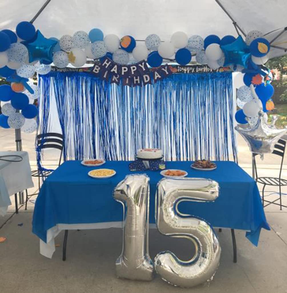 42 Inch Silver Foil Number 9 Balloons for Birthday Parties, Anniversaries & Special Events - Large Metallic Decoration