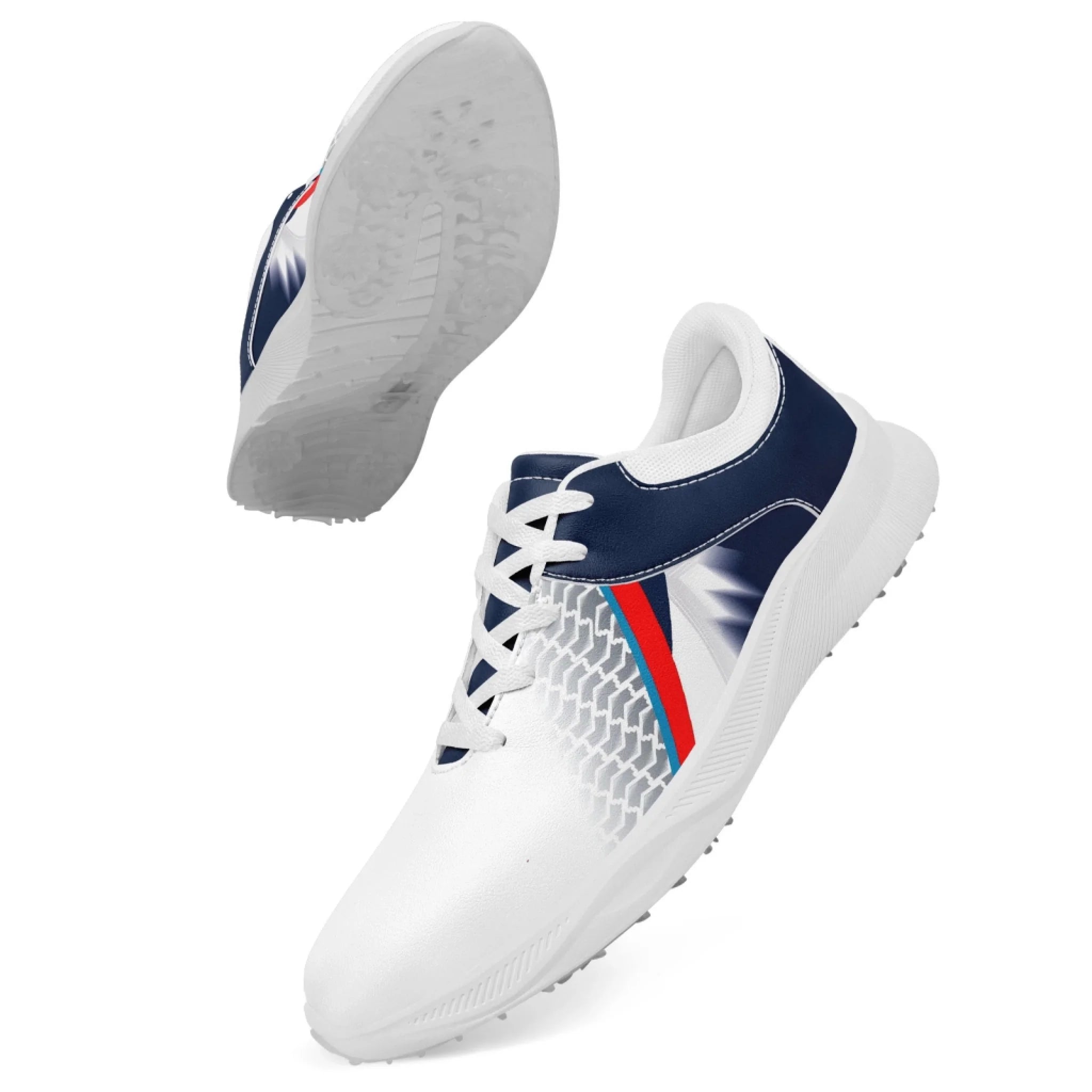 Custom Golf Performance Sneakers for Men & Women - Personalized Durable Athletic Shoes for POD Resellers - Lightweight Comfort Walking & Running Shoes for Golf, Gym, and Casual Wear (FN062 25020099 3)