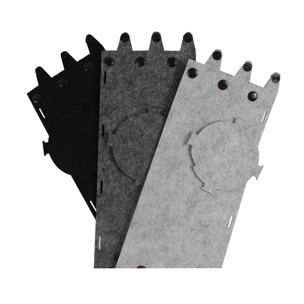 Creative Felt Round Pen Holder - Dark Grey Desk Organizer for Office & Home | Perfect for Pencils, Pens & Stationery Storage