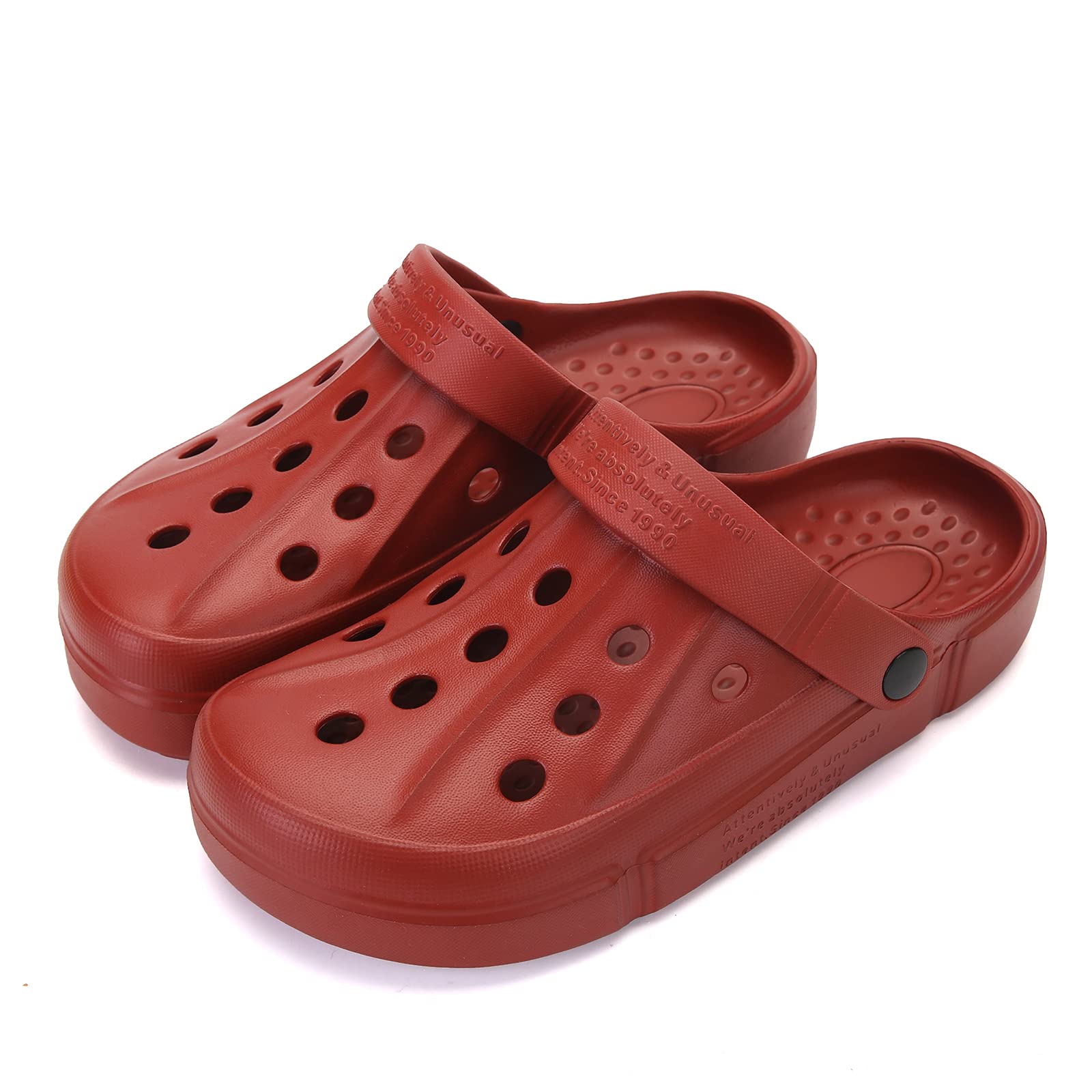 **FZUU Breathable Garden Clogs for Men & Women - Comfortable Slip-On Beach Sandals, Lightweight Water Shoes for Outdoor, Pool, and Yard Use**