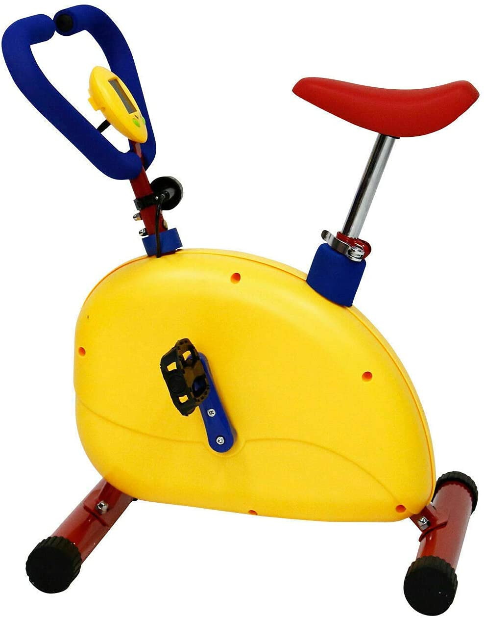 Kids Exercise Bike - Adjustable Indoor Fitness Bike for Children, Fun & Safe Workout Equipment - Perfect Birthday Gift for Boys & Girls | Home, Playroom, Gym Use