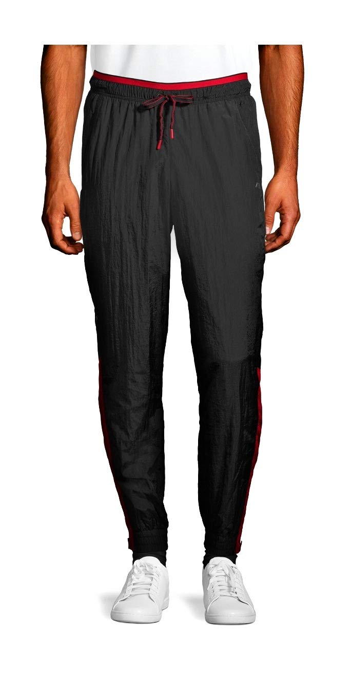 Russell Active Men's & Big Men's Windbreaker Pants - Lightweight Water-Resistant Joggers for Running, Hiking & Outdoor Activities