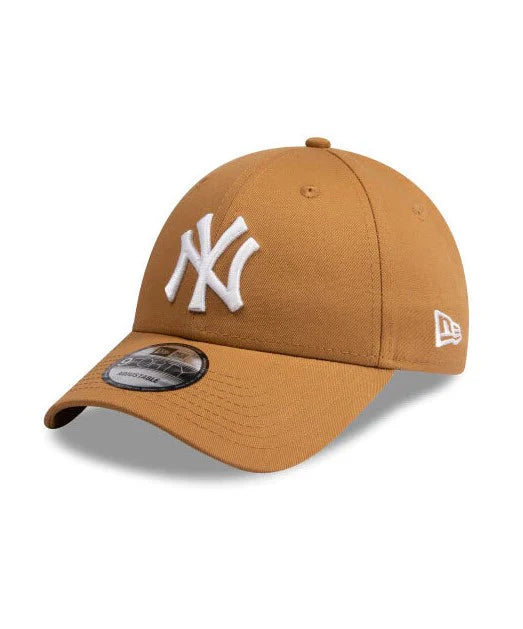 New Era New York Yankees Wheat 9FORTY Adjustable Baseball Cap - Official MLB Licensed Snapback Hat for Men & Women - Perfect for Sports Fans, Casual Wear & Outdoor Activities