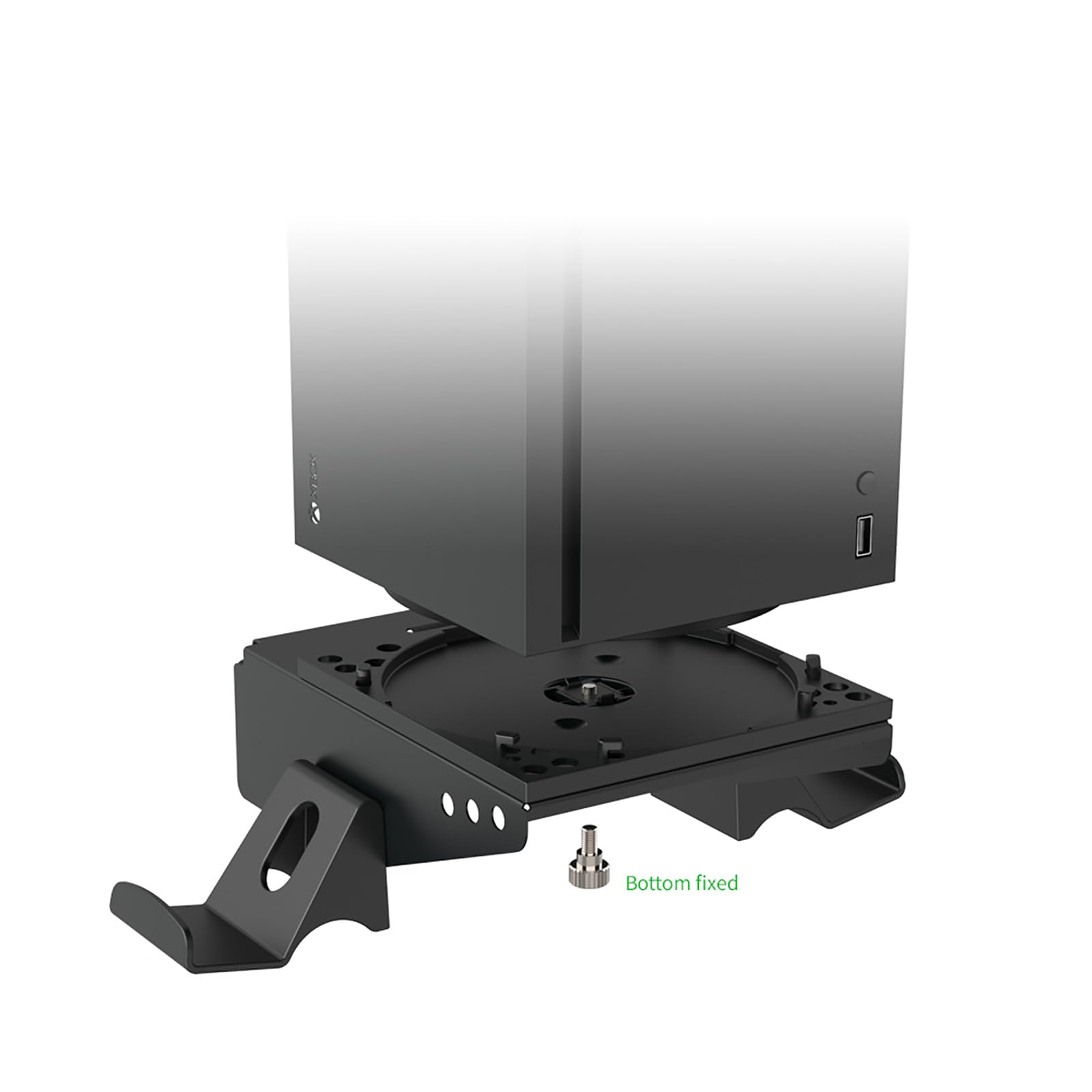 Xbox Series X Wall Mount Kit - Secure Wall Bracket for Xbox Series X Console with Controller & Headset Holder - Perfect for Gaming Setup & Space Saving