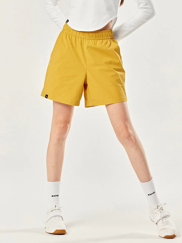 Always Stretchy Shorts for Women - Comfortable Elastic Waist Workout Running Yoga Lounge Shorts - Perfect for Gym, Travel & Casual Wear