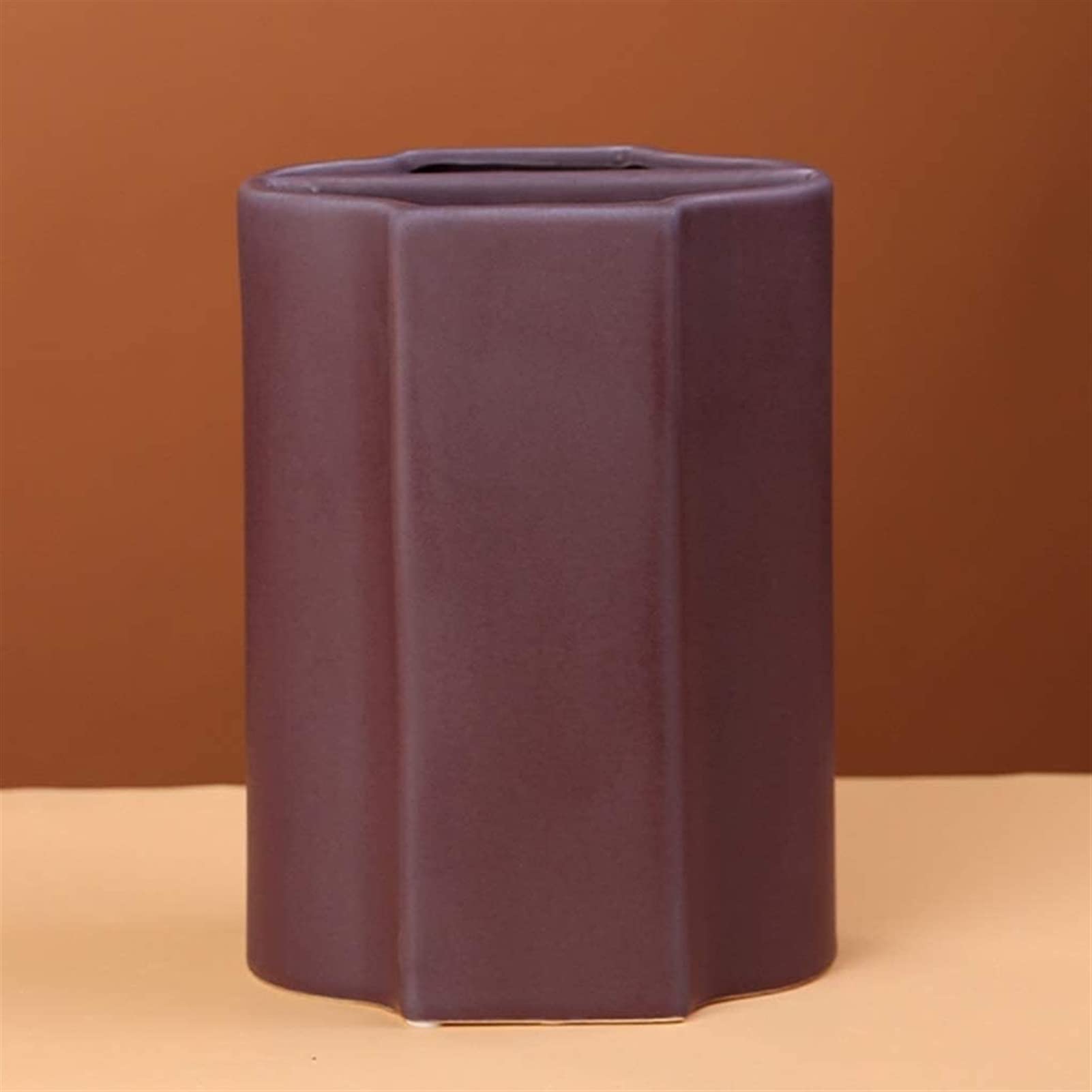 Vintage Ceramic Vase - Handcrafted Home Decor for Living Room, Dining Table, Office | Perfect for Dried Flowers, Centerpieces & Farmhouse Decor | HAODAMAI Retro Vase (Color: Vase B)