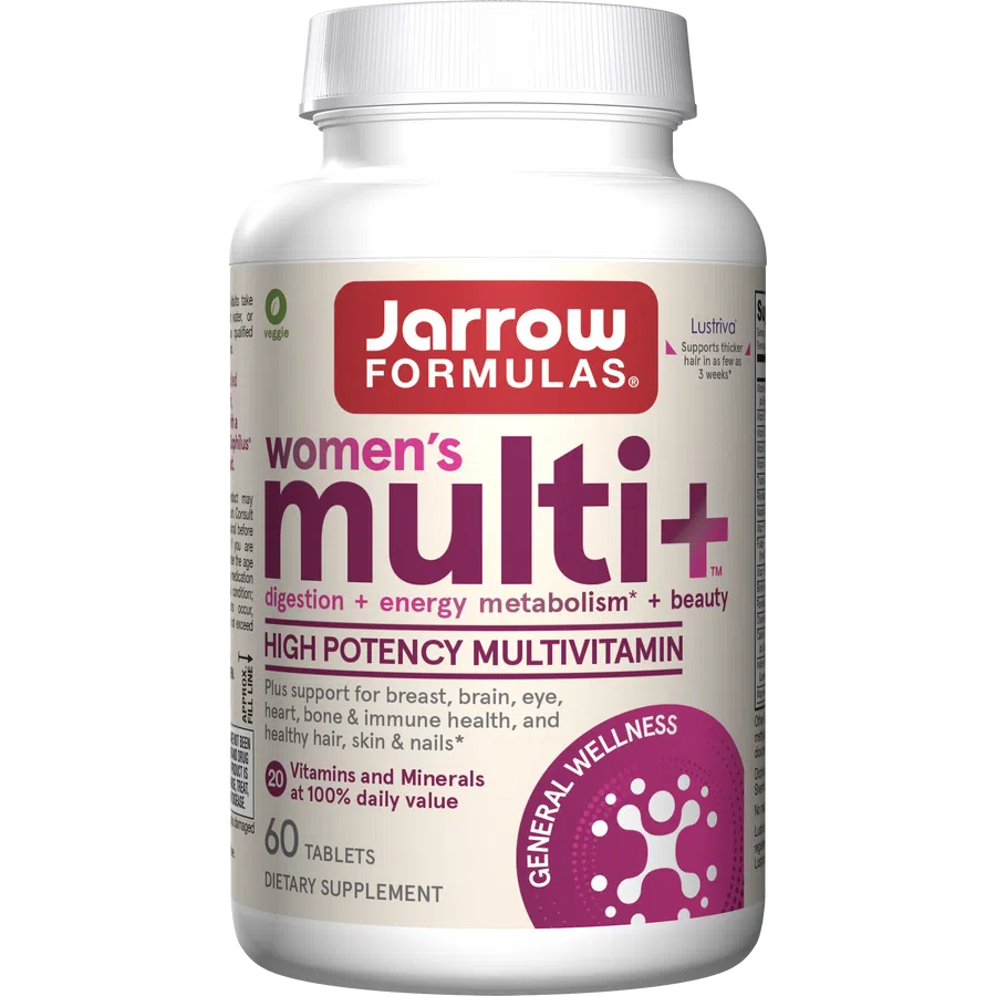 Jarrow Formulas Women's Multi+ High Potency Multivitamin Supplement - Essential Daily Vitamins for Women's Health, Energy & Immunity Support - Perfect for Active Lifestyles & Wellness Routines